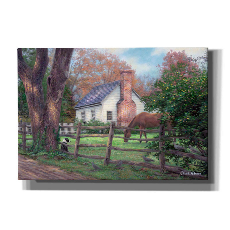 «Where Time Moves Slower On Canvas» par Chuck Pinson, reproduction
