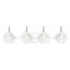  Éclairage pour meuble-lavabo de salle de bain 3 lumières Addison en laiton chaud-87179790-87180018-130826276