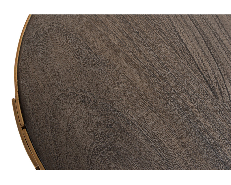 Falgoust Solid Wood End Table, Gray