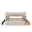 Grand lit plateforme tapissier avec lumières de lecture, lit gigogne et tablettes-118020770