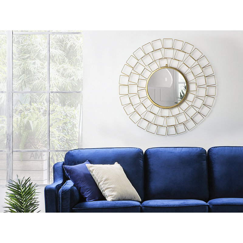 Audrey Metal Flat Wall Mirror