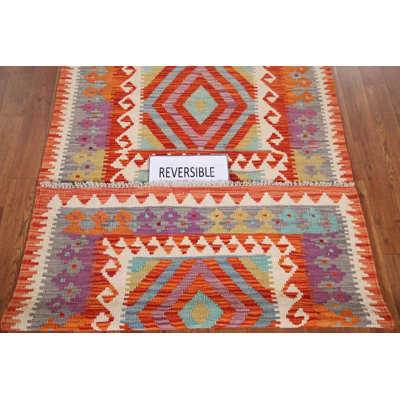 South Western Kilim Oriental Runner Rug 3x7