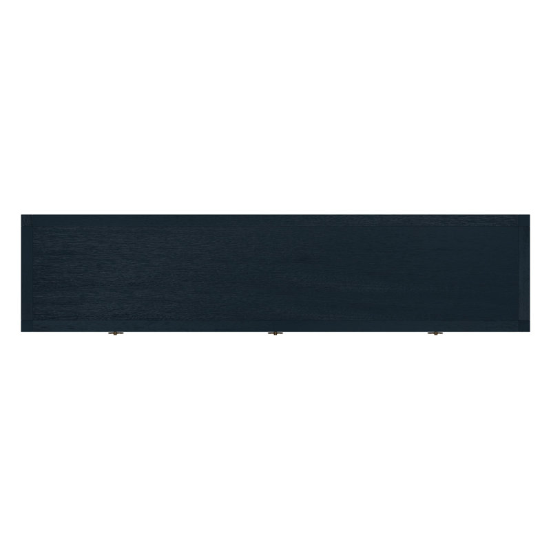 Lark 3 Drawer 65" Console Table, Navy Blue