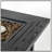 Stylish 28-Inch Iron Square Propane Fire Pit Table
