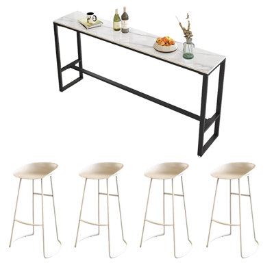 Tables et chaises de bar simples et élégantes