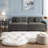 Multifunctional Chenille Sofas With Storage, Modern Space-saving Design For Small Homes