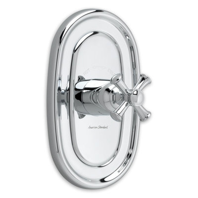 Portsmouth Central Thermostatic Shower Faucet Trim Kit with Cross Handle
