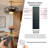 21.65" Industrial Caged Ceiling Fan With Light, Reversible Wood Blades, Dimmable Led & Remote Control, Low Profile Enclosed Fan Light For Bedroom Kitchen
