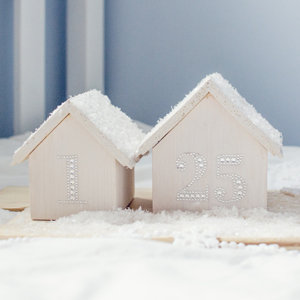 Kids' DIY: Snowy Village Advent Calendar