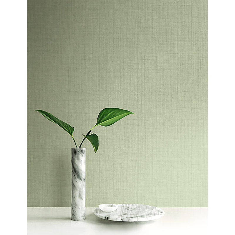 Rouleau de papier peint à texture l 27 pi x l 27 po Hayworth, Vert clair
