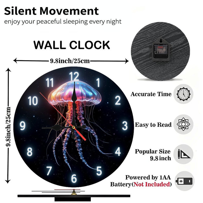 Horloge méduse