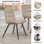 Leann Tufted Velvet Upholstered Back Side Chair-739582755