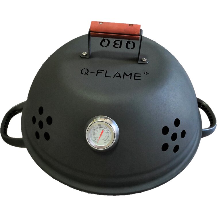 Q-Flame Wood Pellet Steel Patio Heater