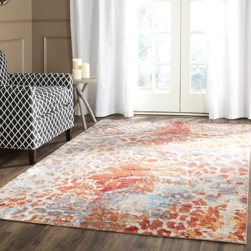 Abdoulaye Performance Abstract Rug, Rectangle 4' x 6'