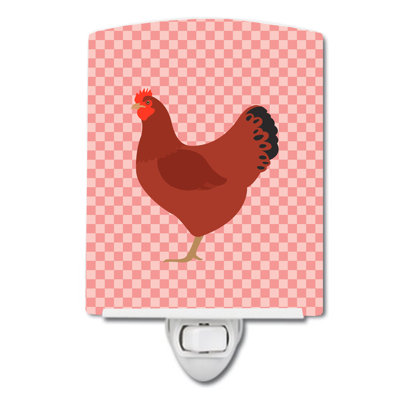 Nouvelle lampe de nuit en céramique à hampshire de poulet