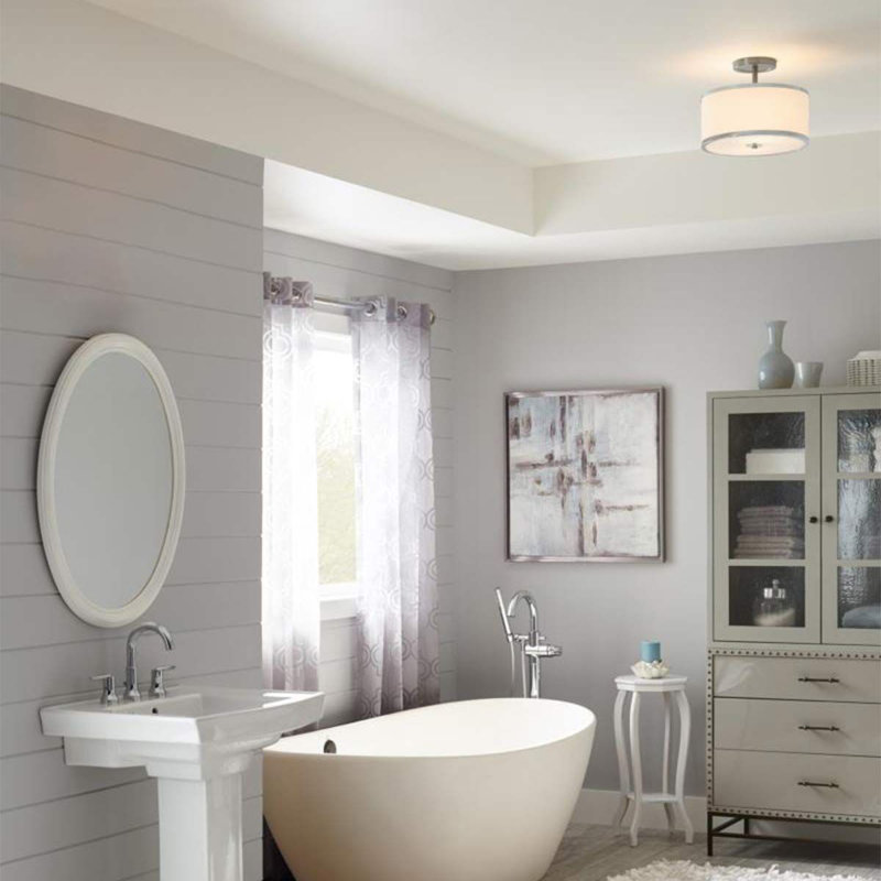 Danes Glass Semi Flush Mount