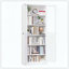 Armoire de cuisine en métal avec portes et tablettes, grand organisateur de rangement réglable robuste, armoire autoportante sans outil pour le salon, la salle de bain
