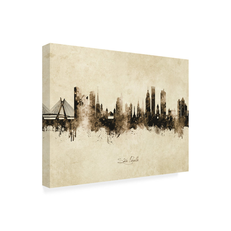 Art sur toile de Michael Tompsett, H 18 po x l 24 po x P 2 po