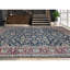 Hand-Knotted High-Quality Blue and Red Area Rug
