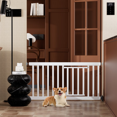 Barrière en métal pour animaux avec pression