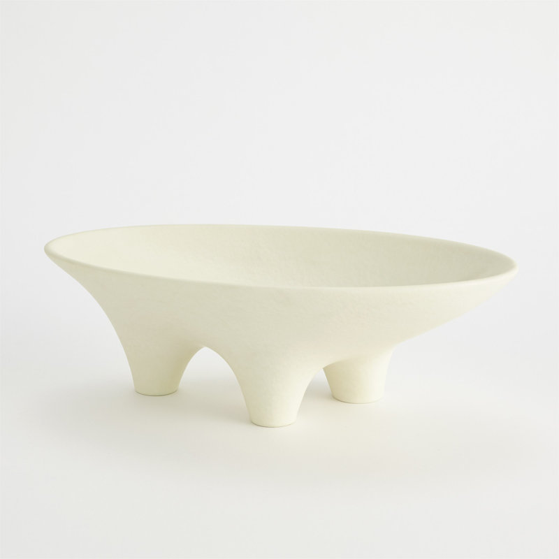 Opus Triple Leg Bowl-Ivory