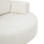 Chaise pivotante ronde avec coussins amovibles-465924830