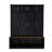 Versatile Hall Tree With 4 Hanging Hooks, Brown Wood Grain Bench With Multiple Storage Space, Entryway Cabinet With Open Compartments For Living Room, Hallway-869694537