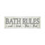 «Bath Rules» par Susie Boyer - reproduction d'art textuel-52466446-52466441