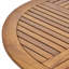 Table d'extérieur pour terrasse en bois 47, dimensions 45,86 x 45,86, finition, résistance naturelle, lignes d'assemblage requises, selon les conditions, incluse-1188410367