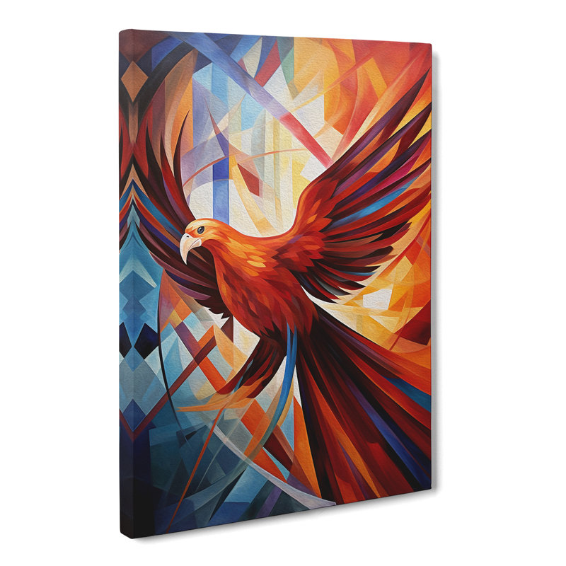 Phoenix Constructivism - Wrapped Canvas, 50cm H x 35cm W x 3cm D