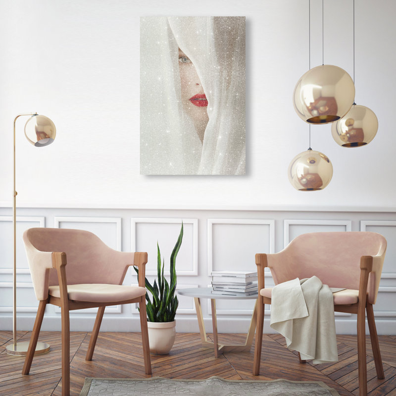 Secret Under Silk Print by Oliver Gal, 15"H x 10"W, Gallery Wrapped