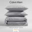 Calvin Klein Washed Percale Cotton Solid Comforter Set-1278333993-1278333972