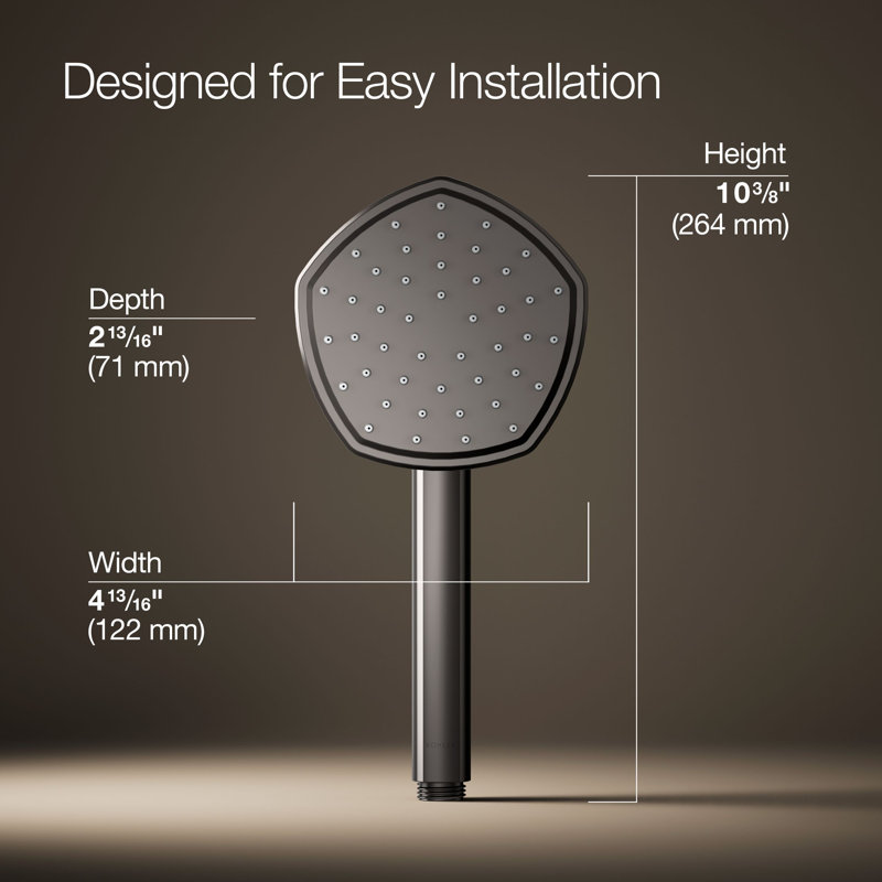 Occasion Single-Function 2.5 Gpm Handshower, Vibrant Titanium