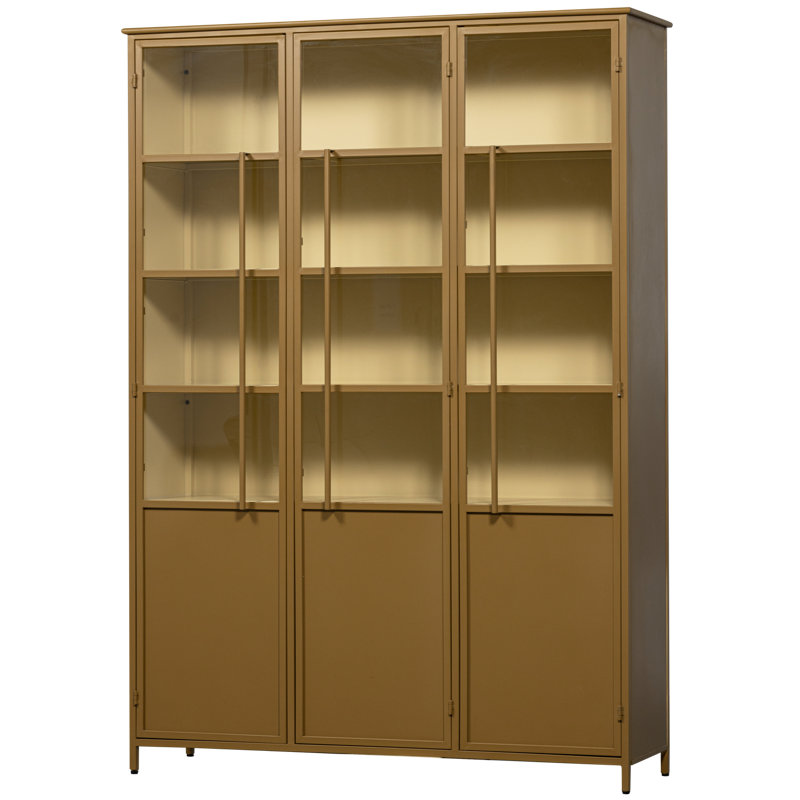 Exhibit Display Cabinet, Yellow