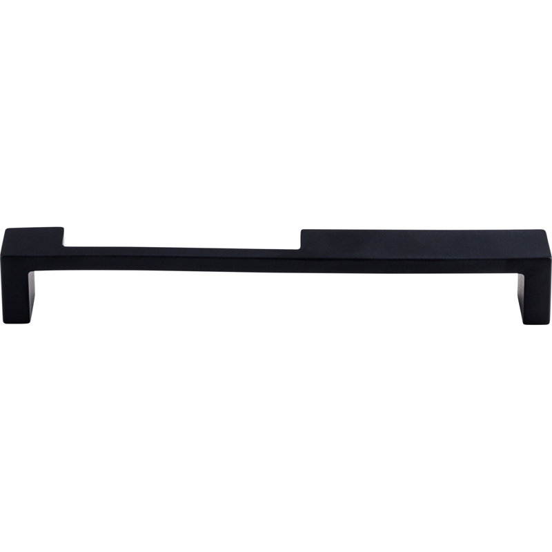 Modern Metro Bar Pull, 7" Center to Center, Flat Black