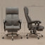 Fauteuil de bureau inclinable à haut dossier avec repose-pieds pour un confort de travail ultime et un soutien idéal pour la maison et le bureau