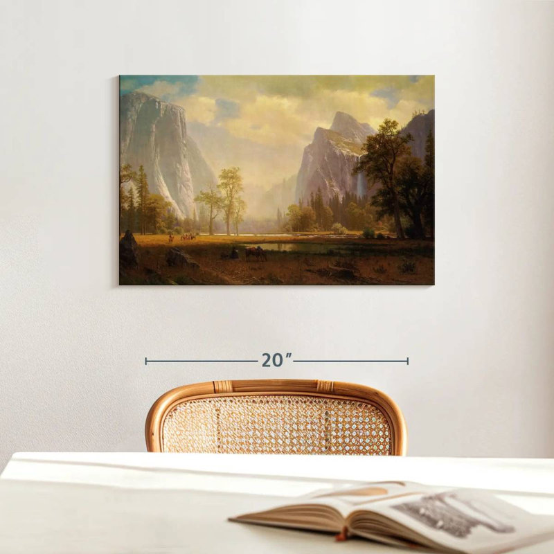 Alvord regardant la vallée de Yosemite, H 16 po x l 24 po