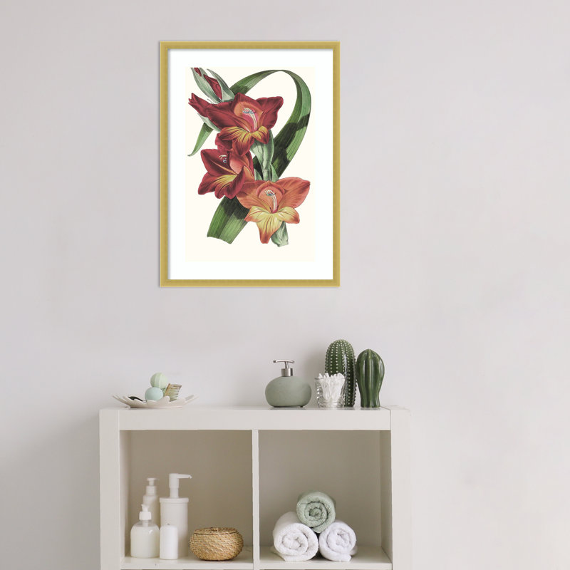 Impression sur bois encadrée «Tropicals II» par Cleasta, H 25 po x l 19 po