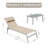 Outdoor Adjustable Backrest Leisure Recliner (Set of 2 Chairs with Table)-200754931