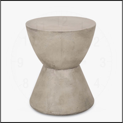 Table d'appoint d'extérieur MGO, gris clair