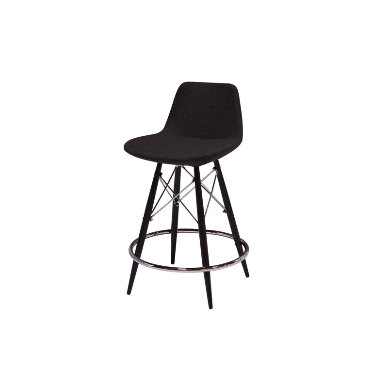 Tabouret de bar 29 po Nohlan, Noir