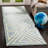 Krystyna Geometric Handmade Tufted Wool Blue/Ivory Area Rug-1735069826