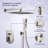 12" Rainfall Shower Head Complete Shower System with Rough-in Valve-51000790