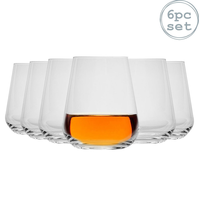 Inalto Uno Stemless Wine Glasses, 450ml, 6