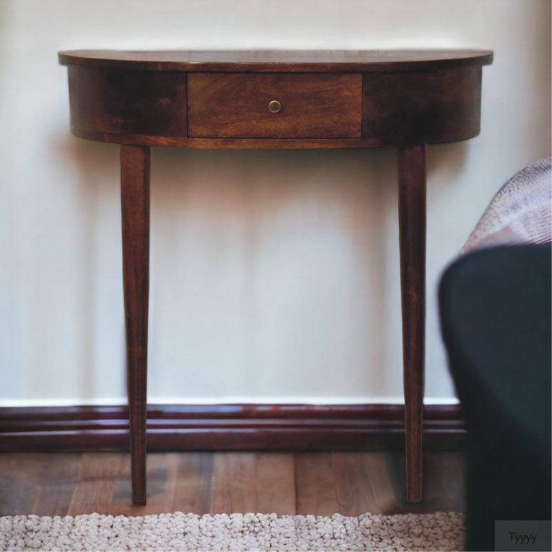 Console en châtaignier sans dossier