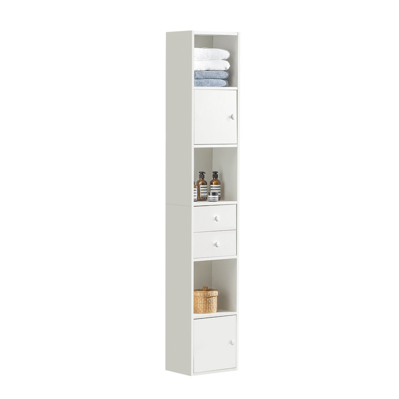 Fishel Freestanding Linen Cabinet