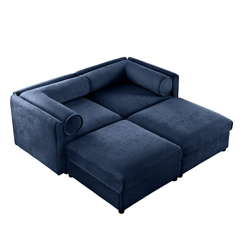 Chenille moderne avec siège de rangement et cylindre cylindrique pour la détente