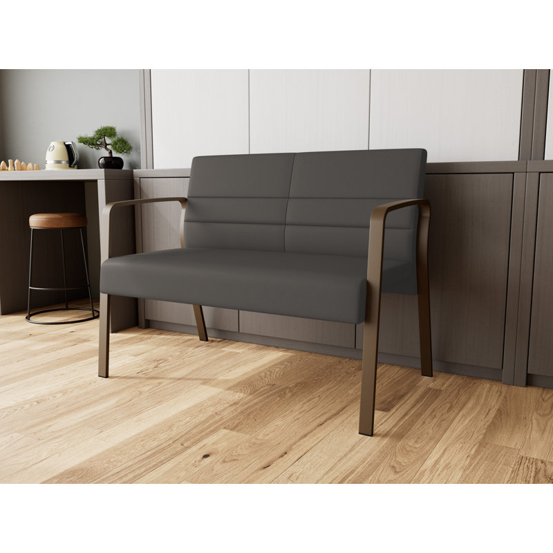 Cadre en métal Waterfall, Bronze, Vinyle gris anthracite Patriot Plus