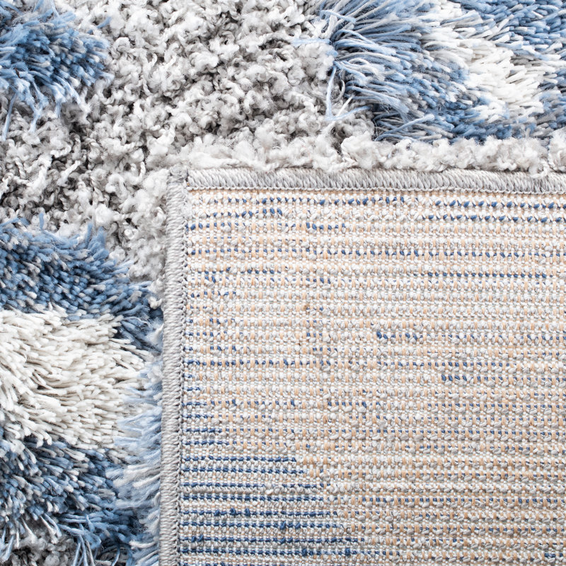 Tristan Horizon Shag 800 Performance Abstract Rug, Rectangle 5'3" x 7'7"