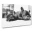 Two French Bulldogs - Wrapped Canvas-61852999